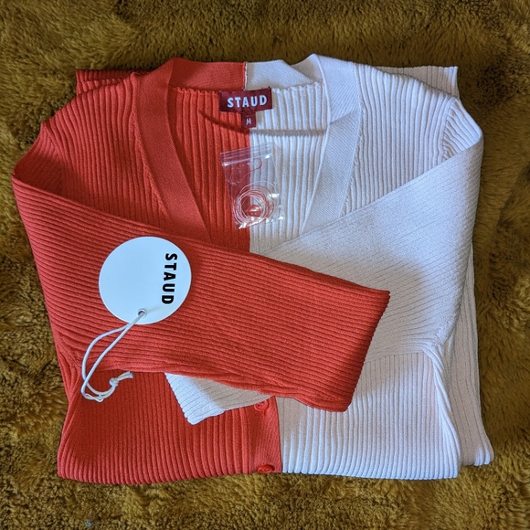 STAUD shoko sweater PINK 🩷♥️ - Picture 1 of 8